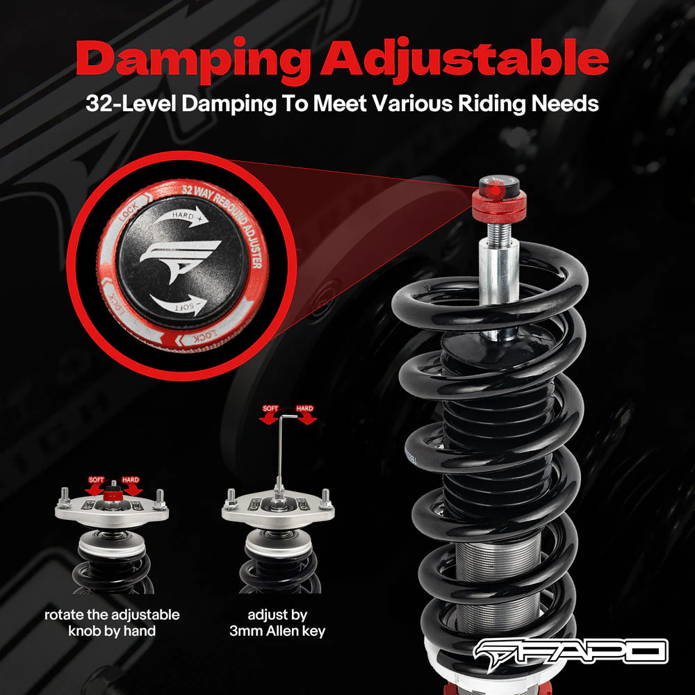 FAPO PF 32-Level Coilovers Toyota MR2 2nd Gen SW20/21 1990-1999 [PF005030]