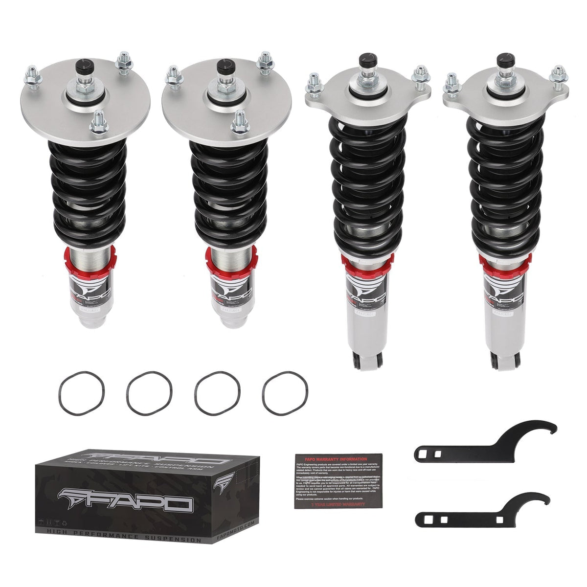 FAPO PF Custom 32-Level Coilovers Mitsubishi Eclipse 2G 1995-1999 / Galant 1994-2003 / Chrysler Sebring 1995-2000 [PF003120-CUSTOM]