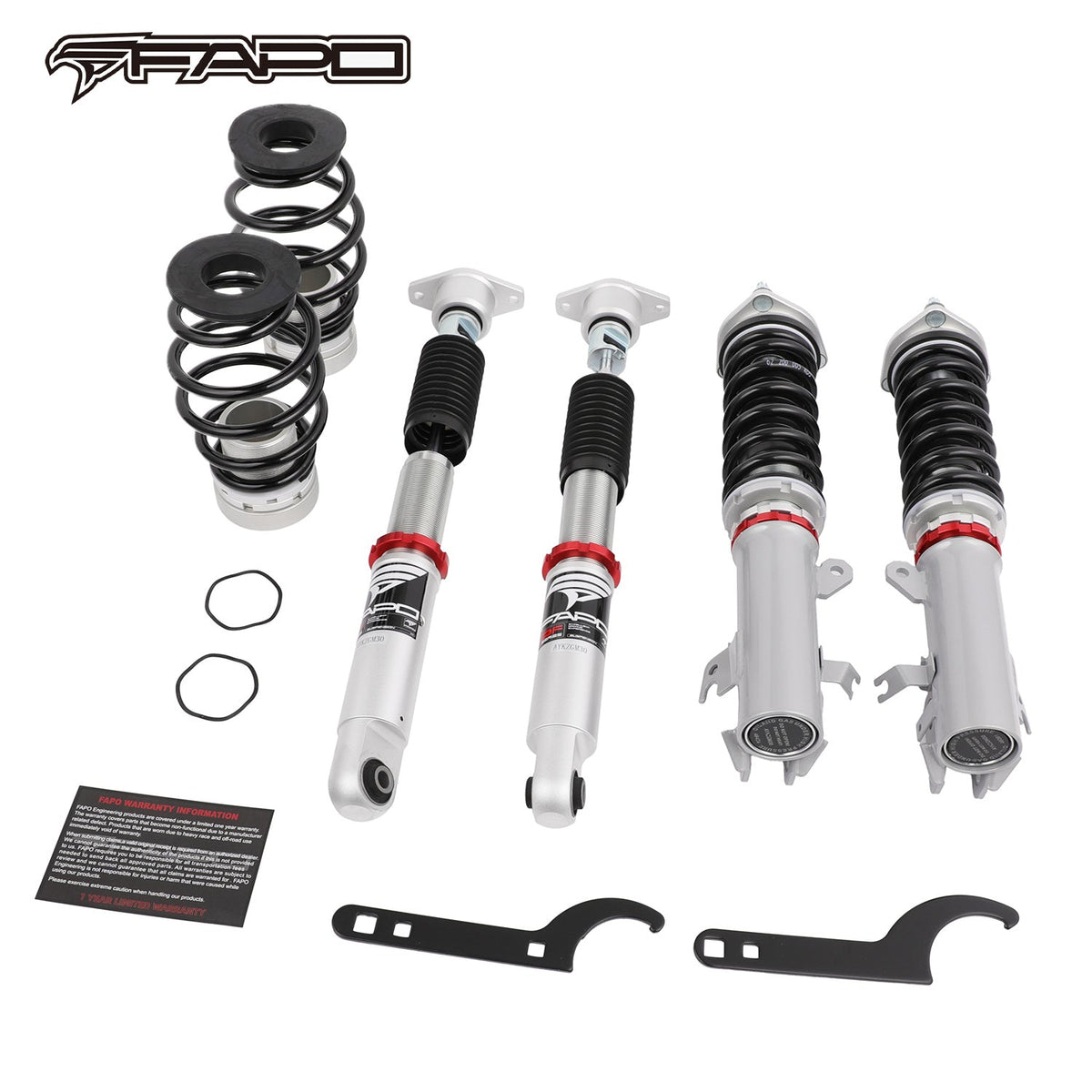FAPO PF 32-Level Coilovers Mazda 2 DE 2007-2014 & Ford Fiesta 2008-2019 [PF007520]