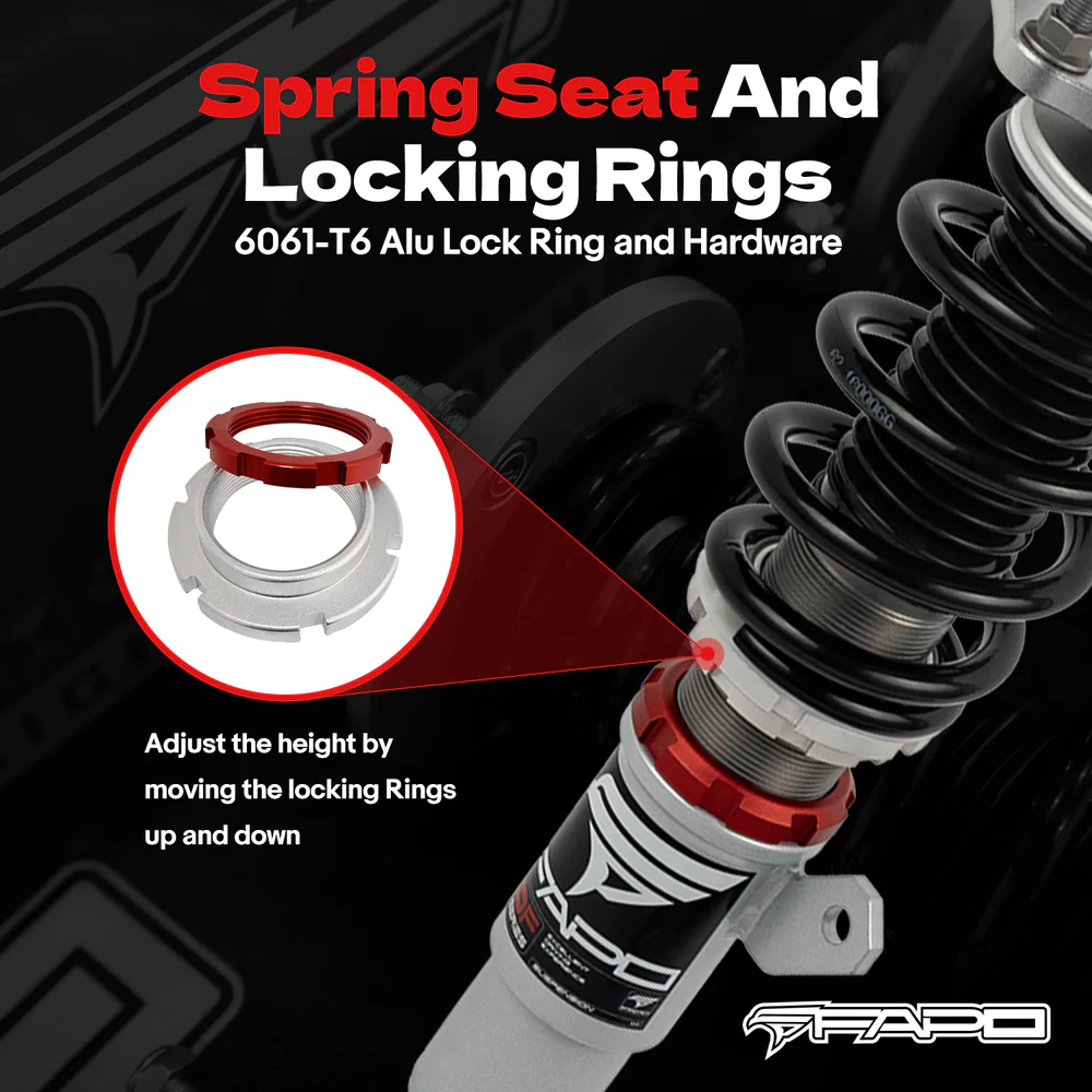 FAPO PF 32-Level Coilovers Mazda RX-7 2nd Gen FC3S 1987-1992 [PF007230]