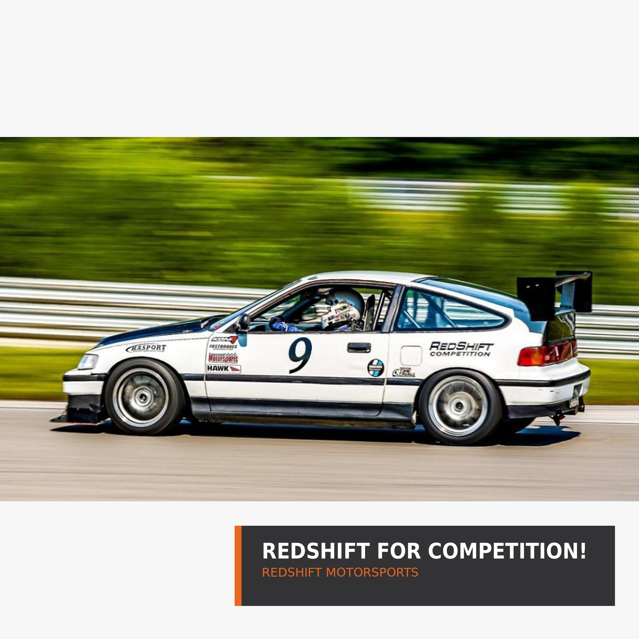 RedShift Comp 1W Coilovers 1988-91 Honda Civic/CR-X (Rear Eye