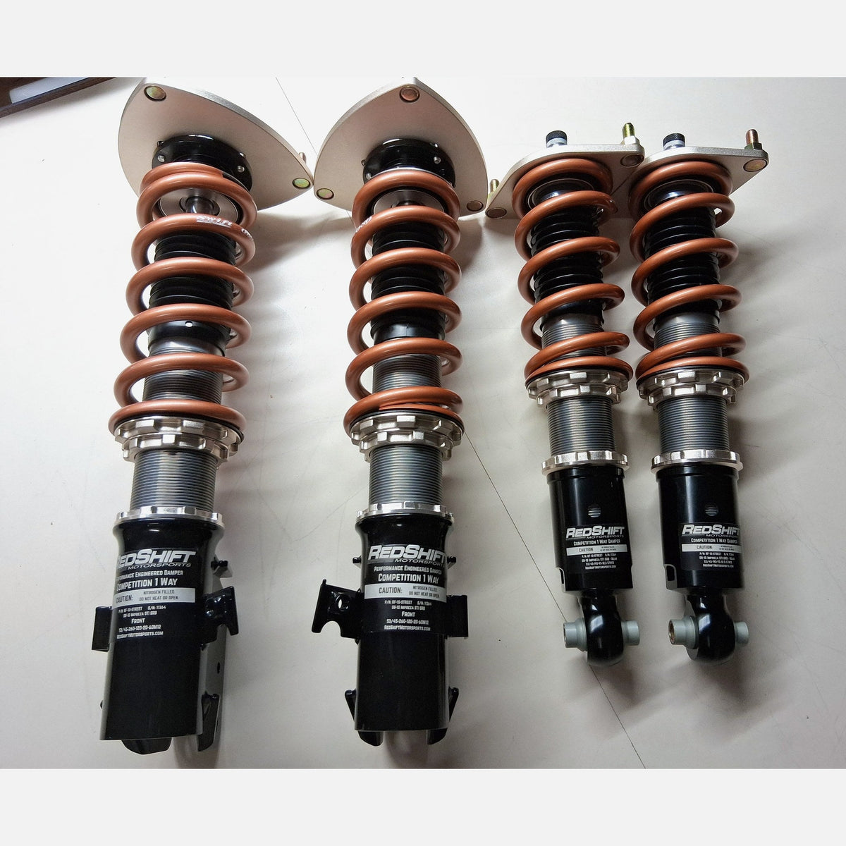 RedShift BC Revalved Comp 1W Coilovers 2008-10 Subaru Impreza STI (GRB)