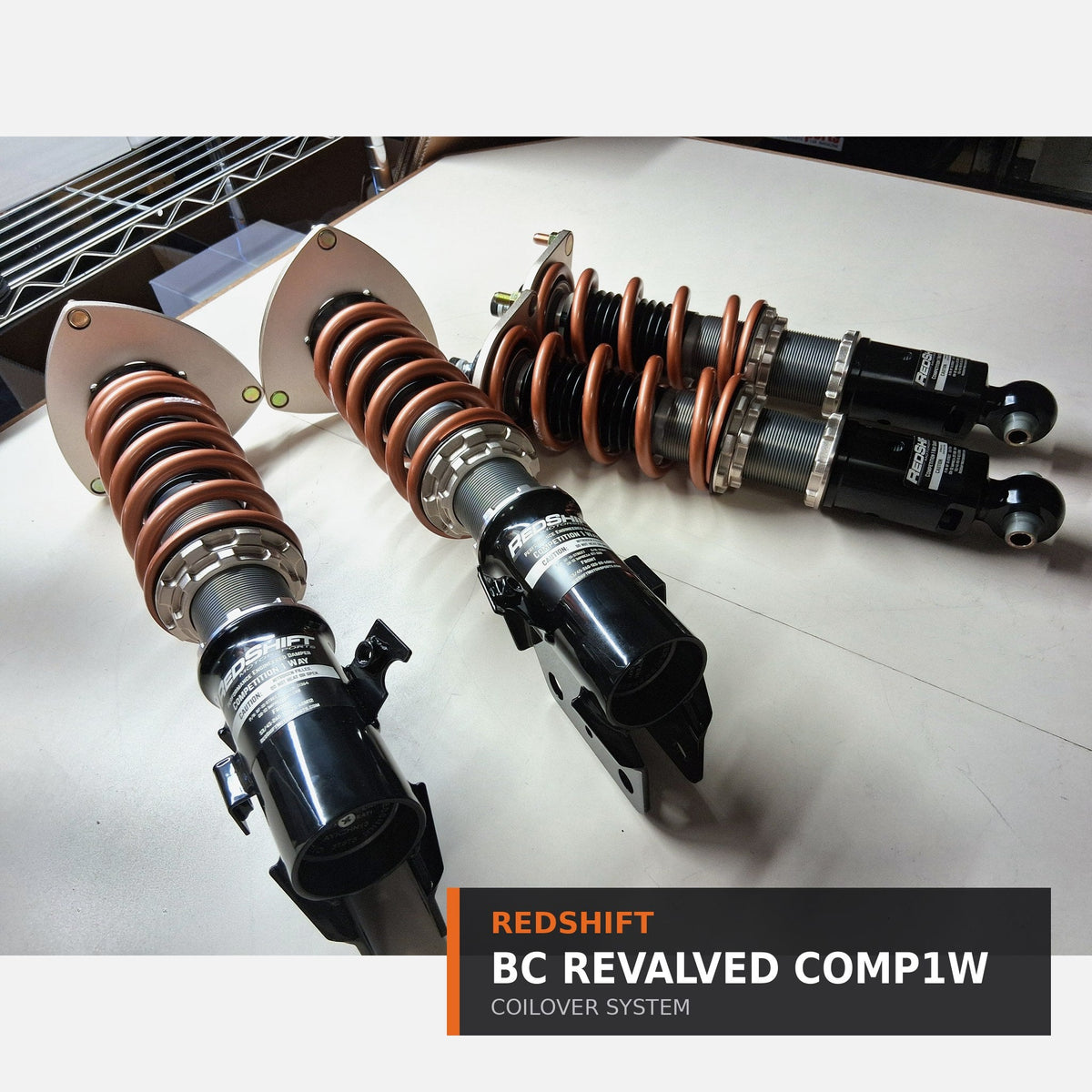RedShift BC Revalved Comp 1W Coilovers 2008-10 Subaru Impreza STI (GRB)