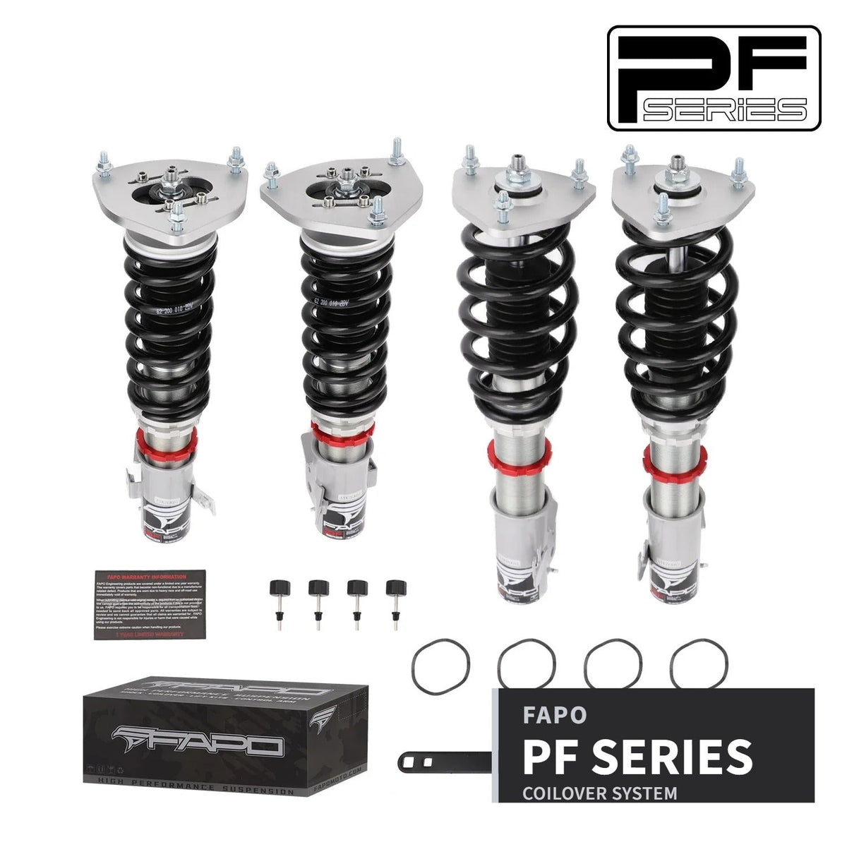 FAPO PF 32-Level Coilovers Subaru Impreza 1st Gen WRX/WRX STI GC/GC8 1993-2001 [PF000320]