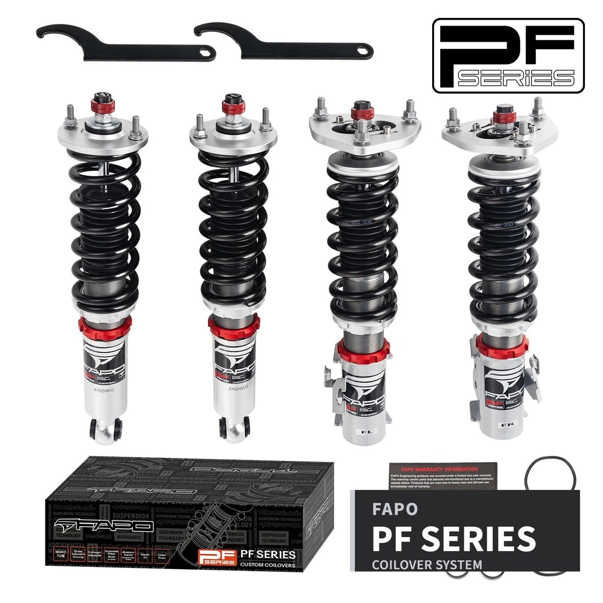 FAPO PF 32-Level Coilovers Nissan Cefiro 1st Gen A31 1988-1994 [PF001230]