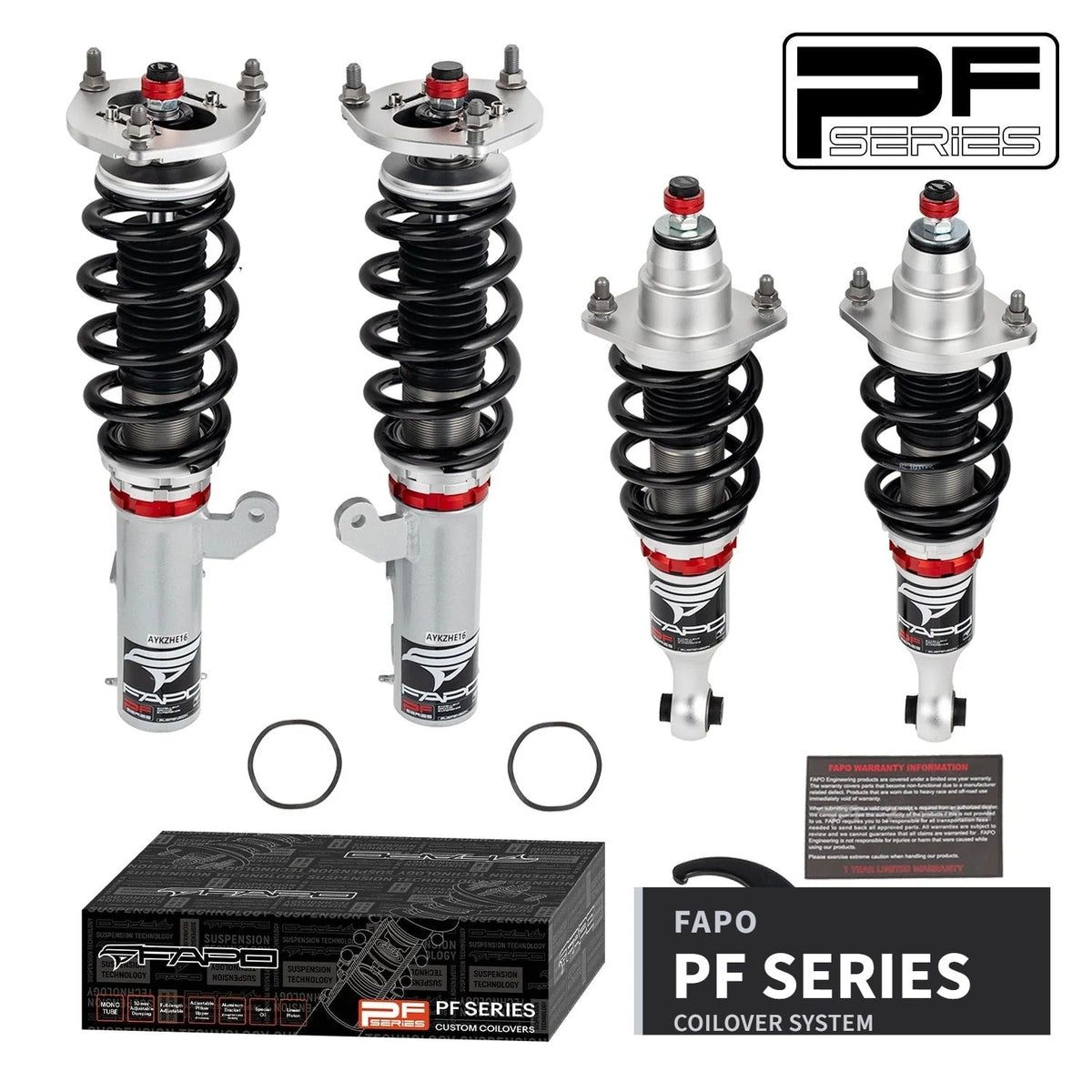 FAPO PF 32-Level Coilovers Mitsubishi Outlander Sport 2010+ / ASX 2010+ / Lancer EX 2007-2017 [PF003630]