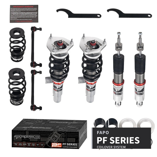 FAPO PF Custom 32-Level Coilovers VW MK5/MK6 A5/A6 2003-2019 Golf/ Jetta / Eos / Beetle / Scirocco / Skoda Octavia / Seat Leon [PF004130-CUSTOM]