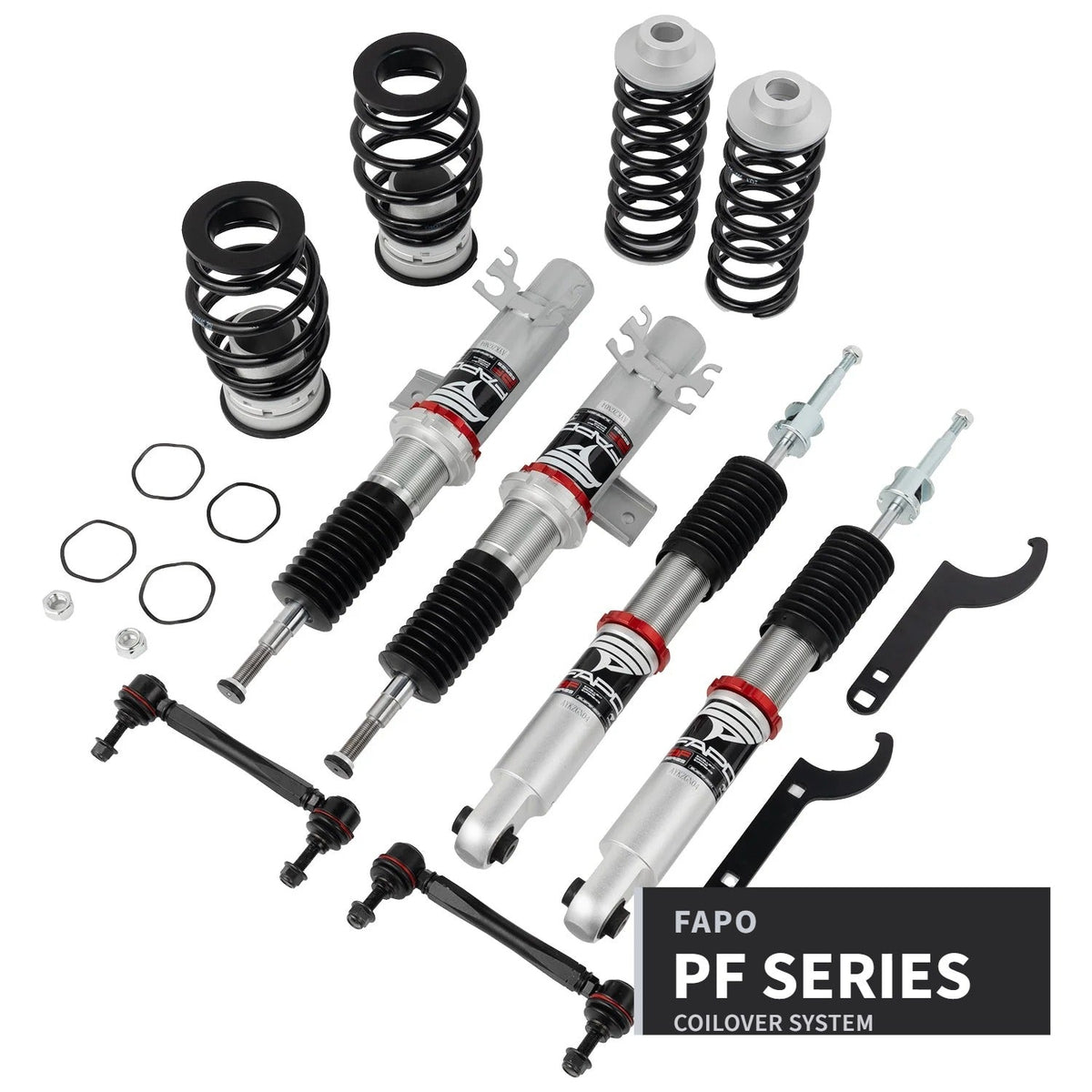 FAPO PF 32-Level Coilovers Volkswagen Polo MK5/MK6 2009-2017+ / Jetta VA3 2019+ / Audi A1 8X & GB 2010-2018+ [PF004320]