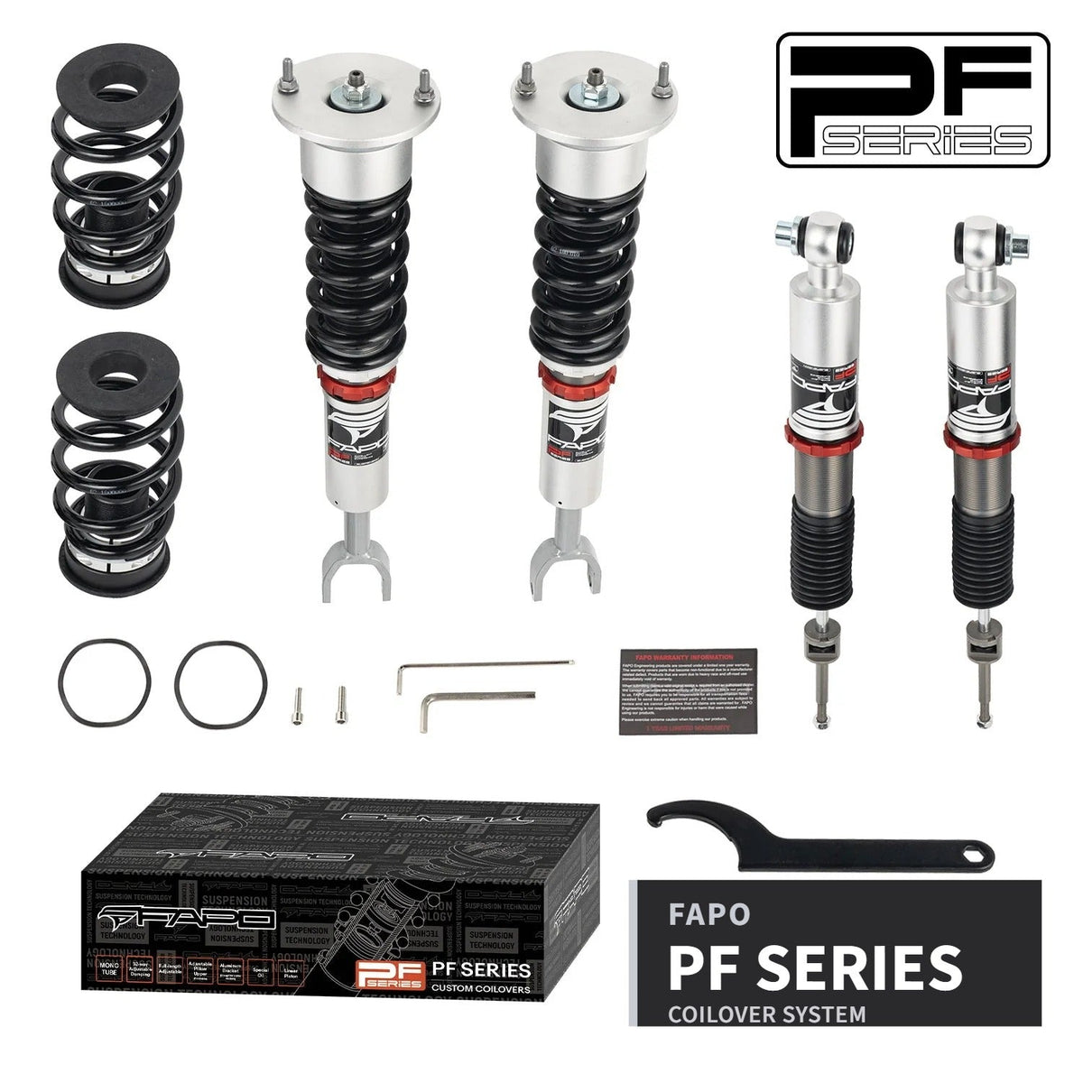 FAPO PF 32-Level Coilovers Volkswagen Passat FWD B5G/B5.5 1996-2005 & Skoda Superb 1st Gen B5 2001-2008 [PF004730]