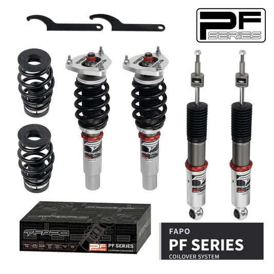 FAPO PF Custom 32-Level Coilovers Volkswagen Golf GTI/R MK7 2012-2020, Golf MK8 2020+, Jetta MK7 2019+ & Audi A3/S3/TT (MQB) [PF004830-CUSTOM]