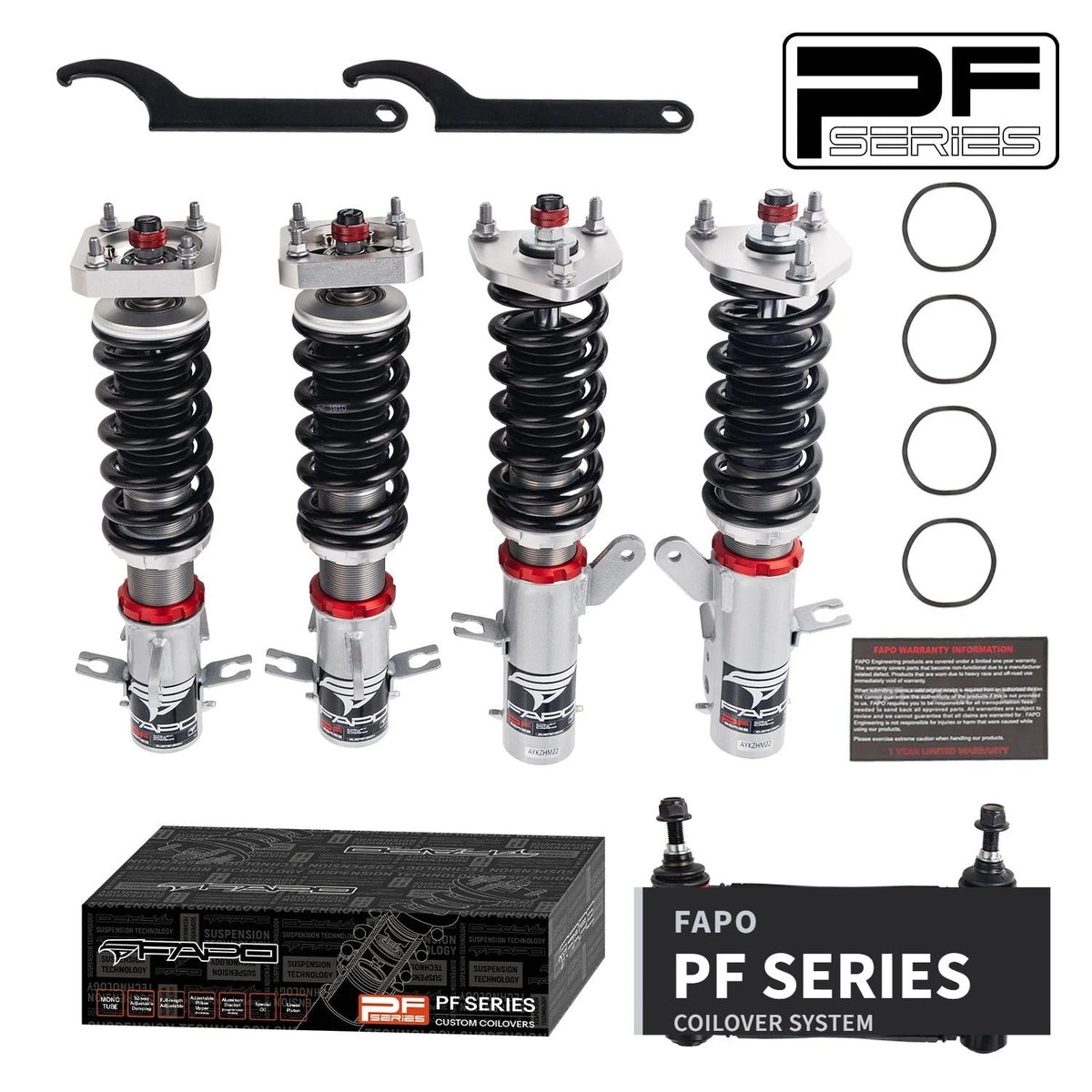 FAPO PF 32-Level Coilovers Toyota MR2 2nd Gen SW20/21 1990-1999 [PF005030]