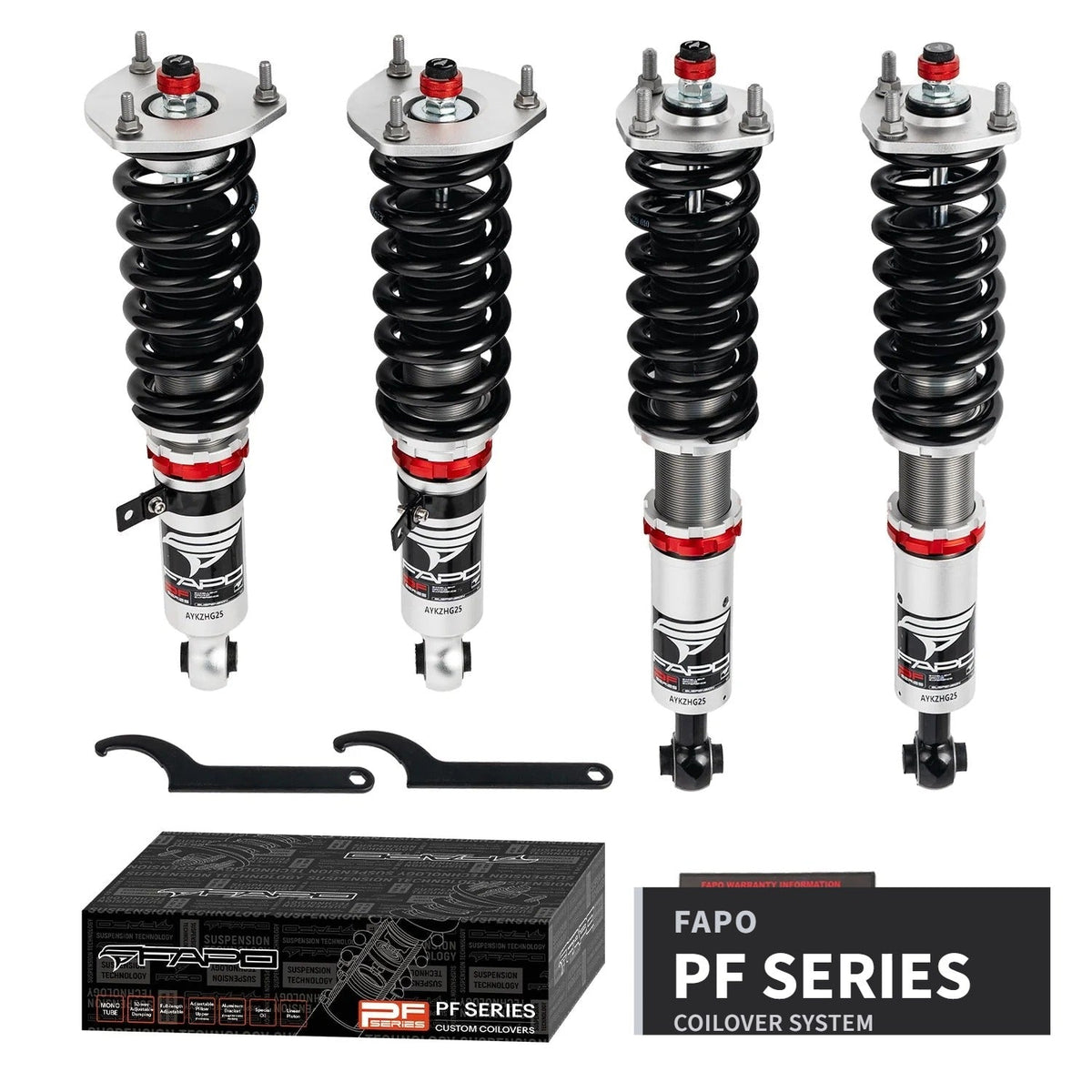 FAPO PF Custom 32-Level Coilovers 1998-2007 Toyota Altezza / Mark II / Verossa JZX110 [PF005230-CUSTOM]