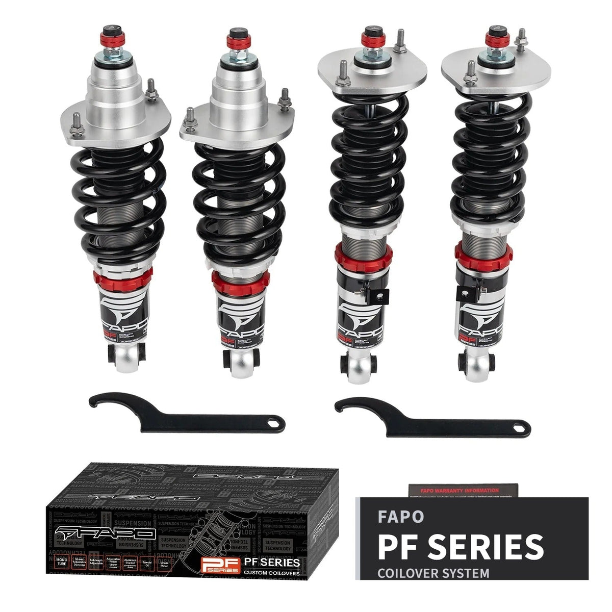 FAPO PF 32-Level Coilovers 1989-2005 Mazda MX-5 Miata 1st / 2nd Gen NA8C/NB8C [PF007330]