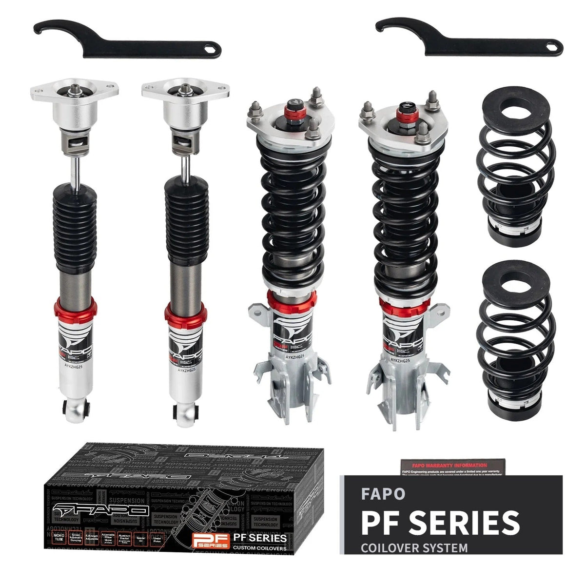 FAPO PF 32-Level Coilovers 2007-2019 Mazda 2 DE5 / Ford Fiesta B299 [PF007530]