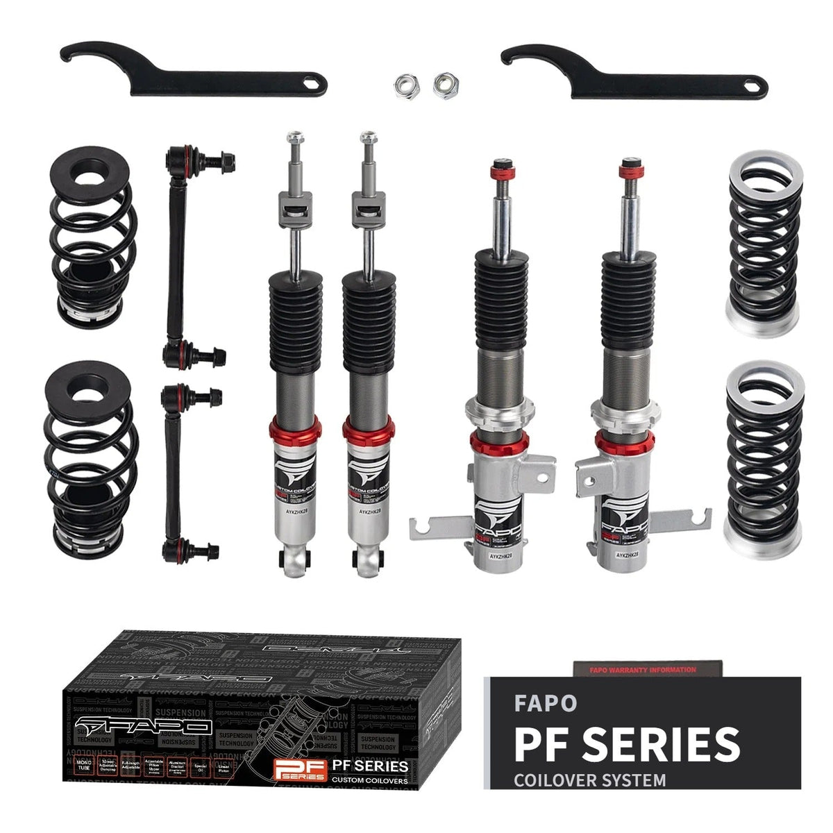 FAPO PF 32-Level Coilovers Chevrolet Cruze 1st Gen J300 2008-2016 [PF009630]