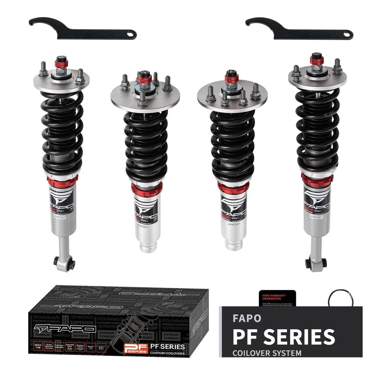 FAPO PF 32-Level Coilovers Honda Accord 1998-2002, Acura CL 2000-2003 & Acura TL 1999-2003 [PF012130]