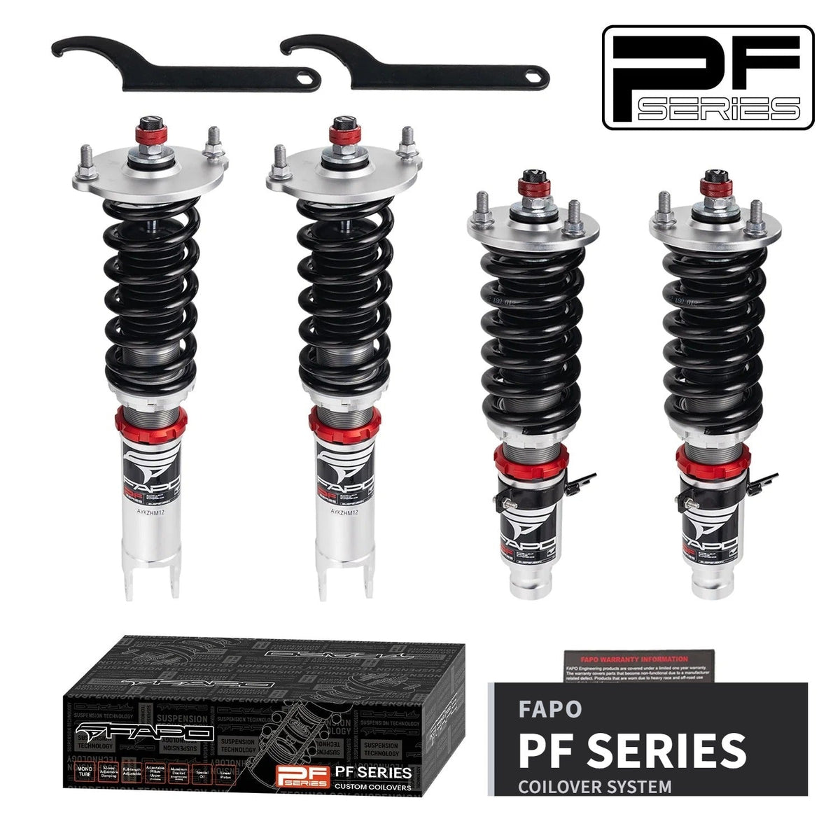 FAPO PF Custom 32-Level Coilovers Honda Accord 4th Gen CB 1990-1994 / Accord 5th Gen CD5/CD7 1993-1997 [PF012230-CUSTOM]