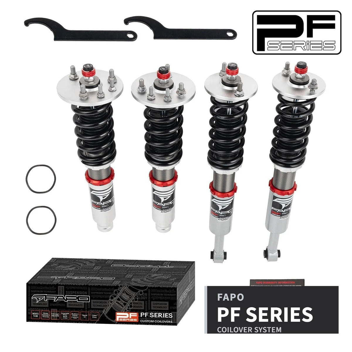 FAPO PF 32-Level Coilovers Honda Accord 7th Gen CM 2003-2007 / Acura TSX CL9 2004-2008 [PF012330]