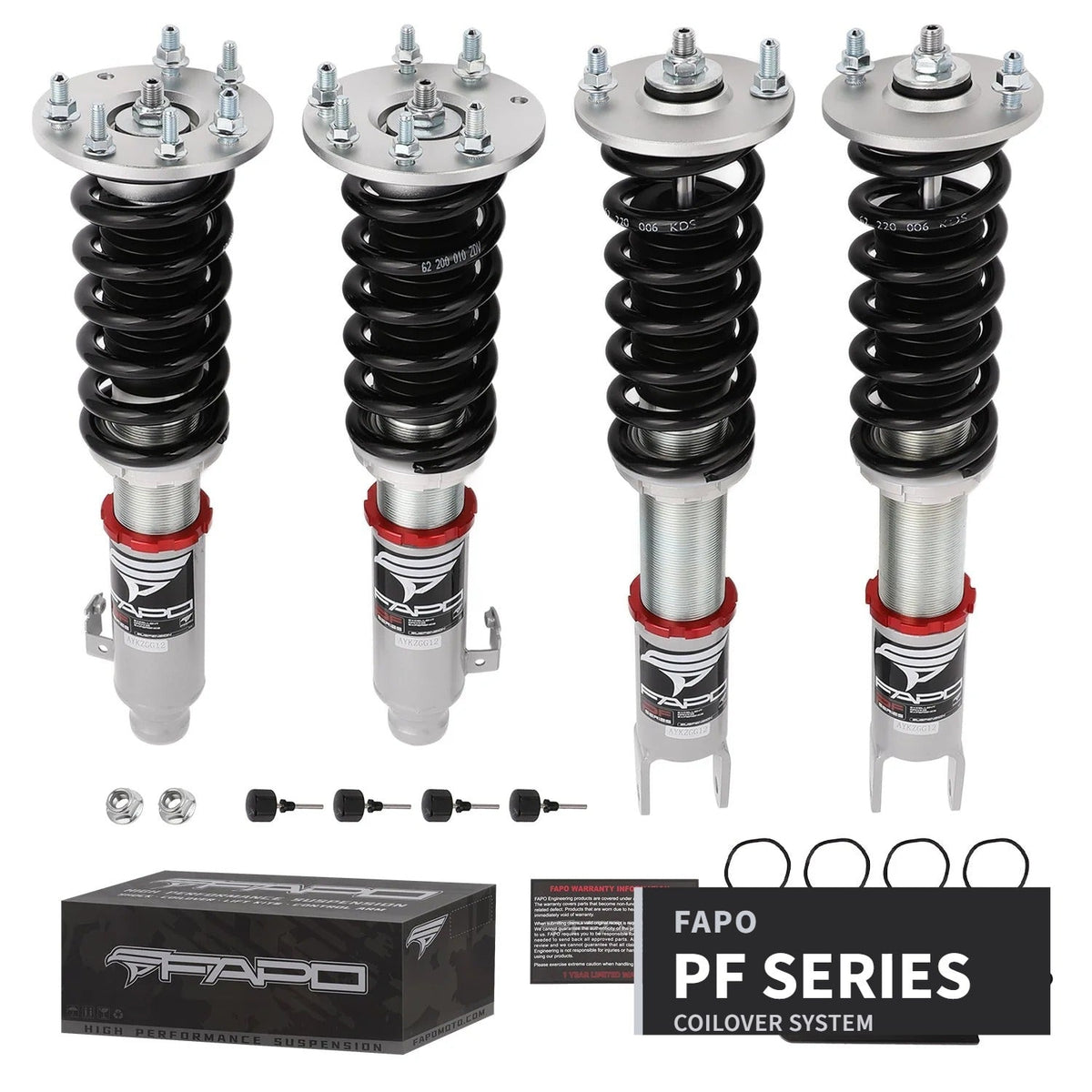 FAPO PF 32-Level Coilovers Honda Accord 8th Gen CP/CS 2008-2012 / Honda Spirior 1st Gen 2009-2014 / Acura TSX 2nd Gen CU 2009-2014 [PF012420]