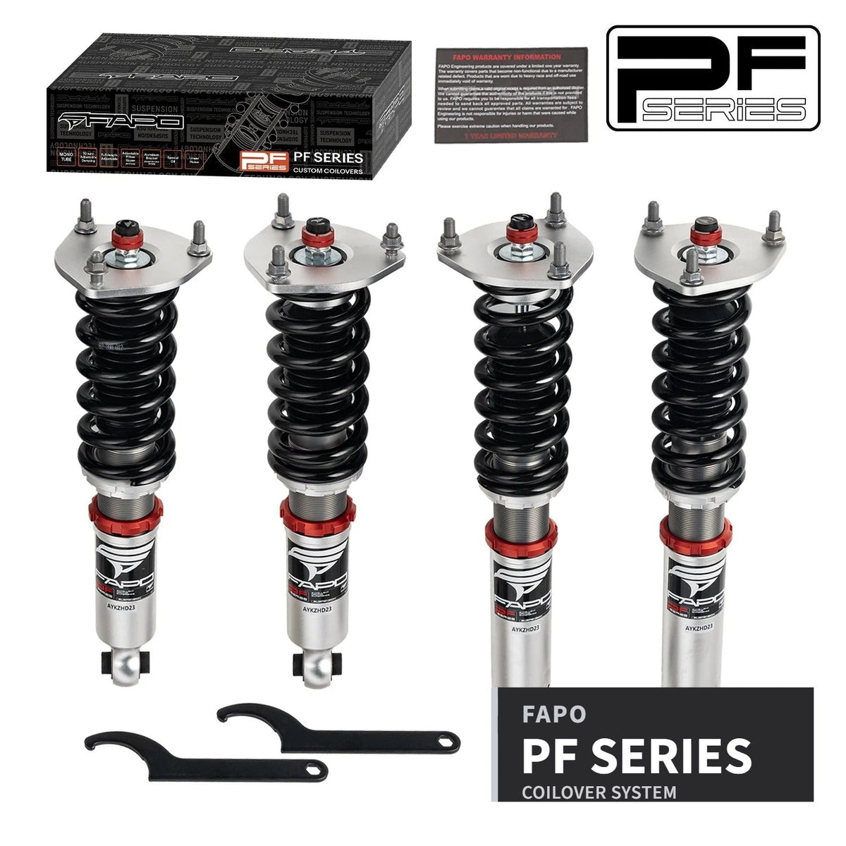 FAPO PF 32-Level Coilovers Lexus LS400 1st Gen XF10/UCF10 1989-1994 [PF015230]