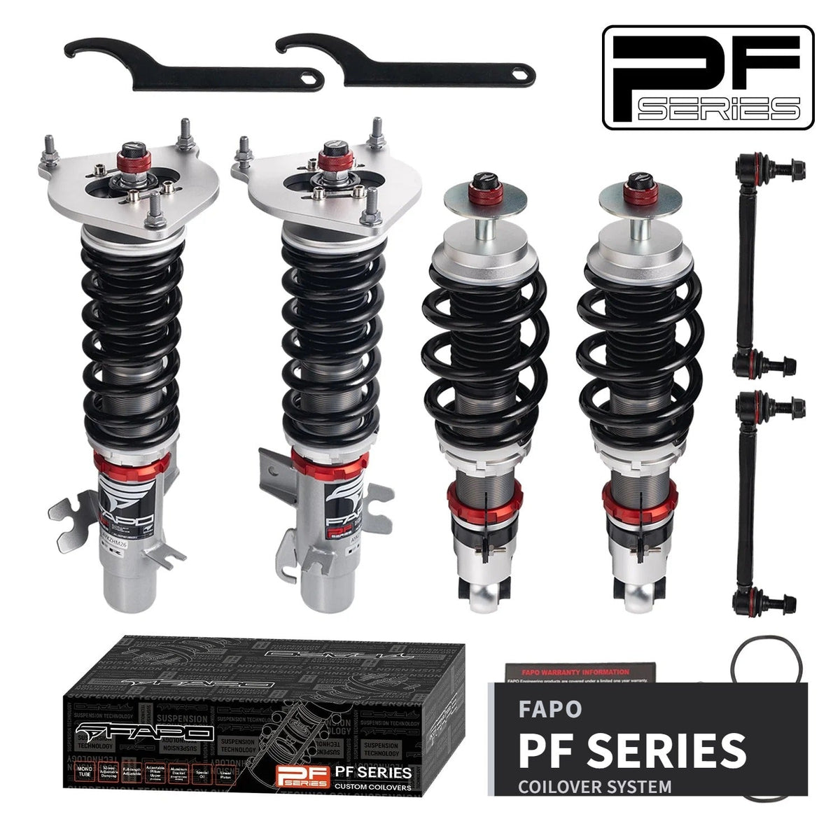 FAPO PF 32-Level Coilovers Mini Cooper R50/Cooper S R53 / Cabrio 1st Gen R52/RE16 [PF016530]