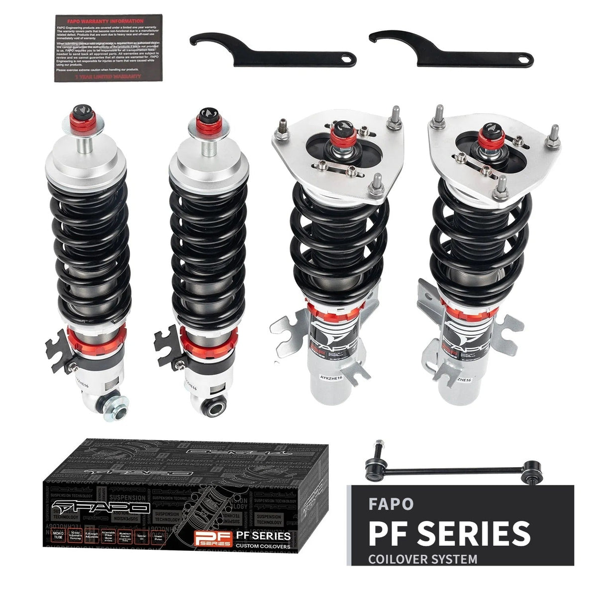 FAPO PF 32-Level Coilovers 2006-2015 Mini Cooper R55/R56/R57 Platform [PF016630]
