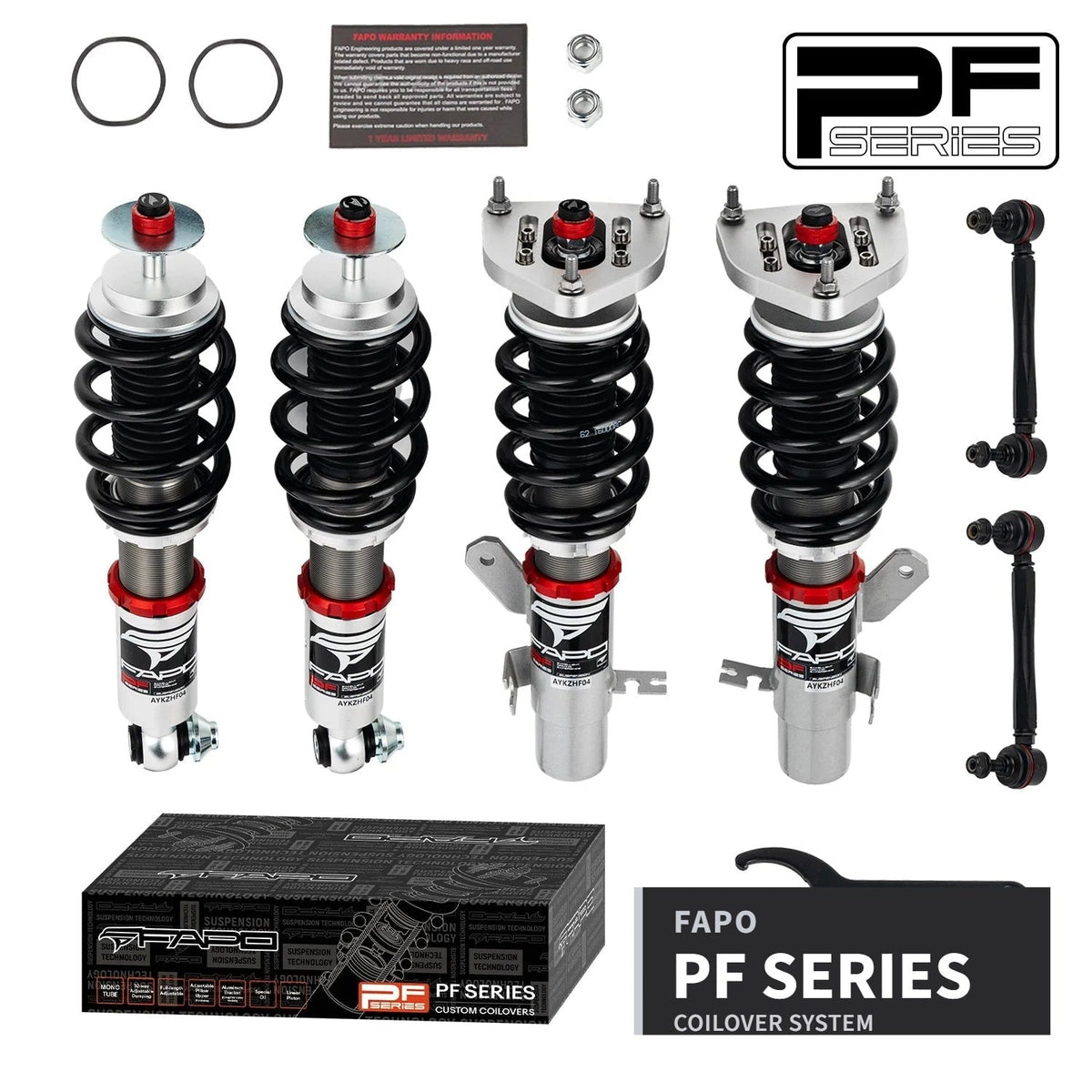 FAPO PF Custom 32-Level Coilovers Mini Countryman R60/ZC16 2010-2016 / Paceman R61 2013-2016 [PF016830-CUSTOM]