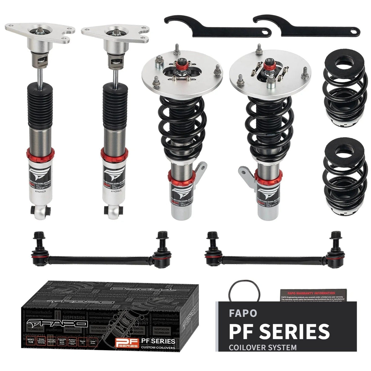 FAPO PF 32-Level Coilovers 2014-2024 Mini Cooper 3rd Gen F55/F56/F57 Hatch & Convertible [PF016930]