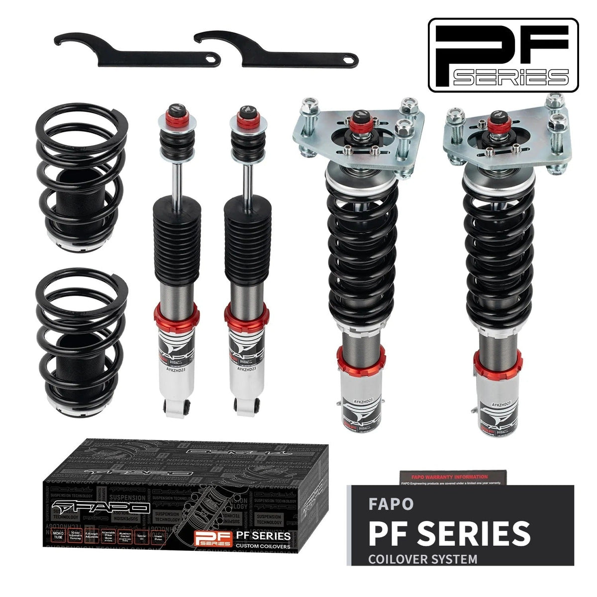 FAPO PF 32-Level Coilovers Ford Fairmont 1981-1983 & Mustang 3rd Gen (Fox) 1979-1993 [PF017130]