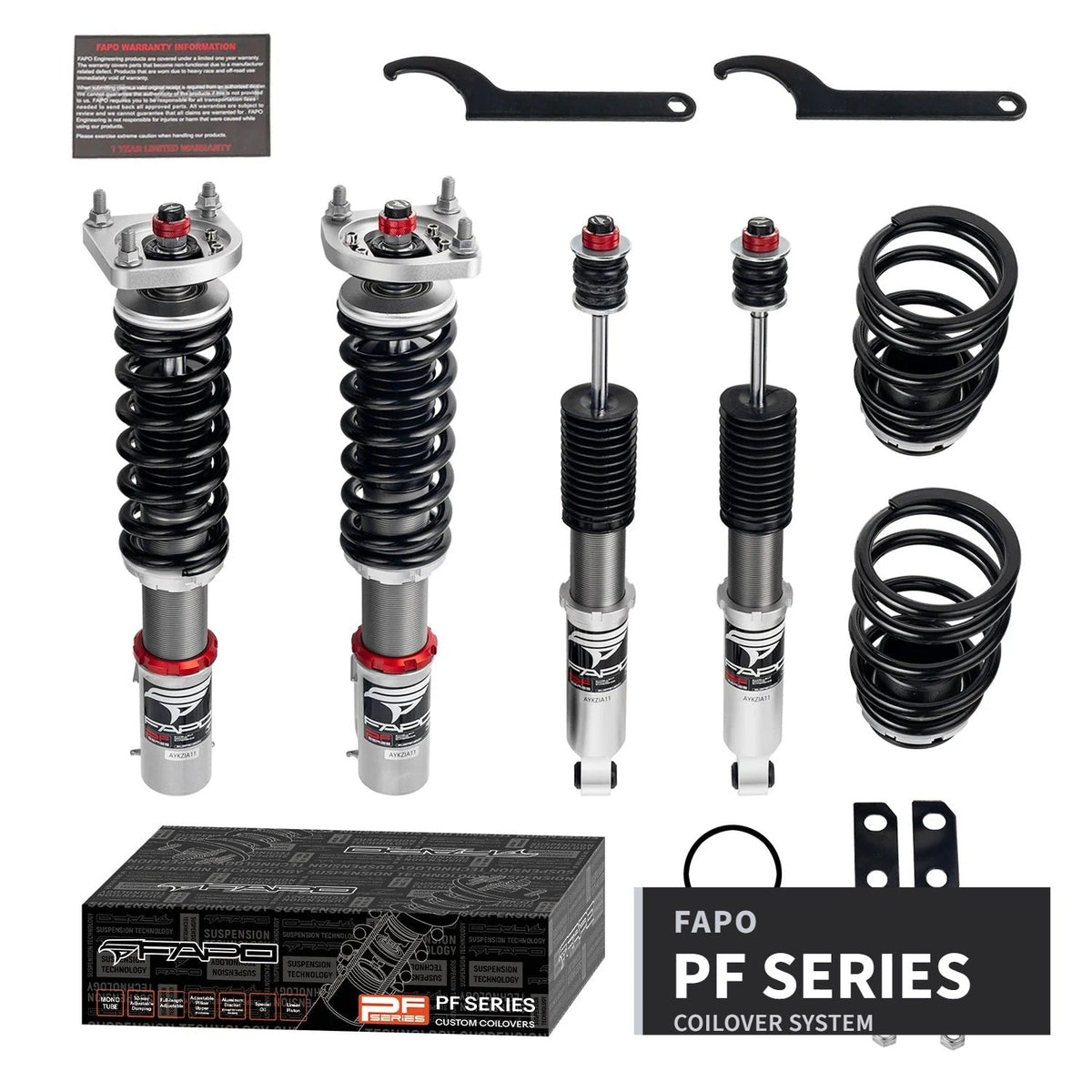 FAPO PF 32-Level Coilovers Ford Mustang 4th Gen SN-95 1994-2004 [PF017430]