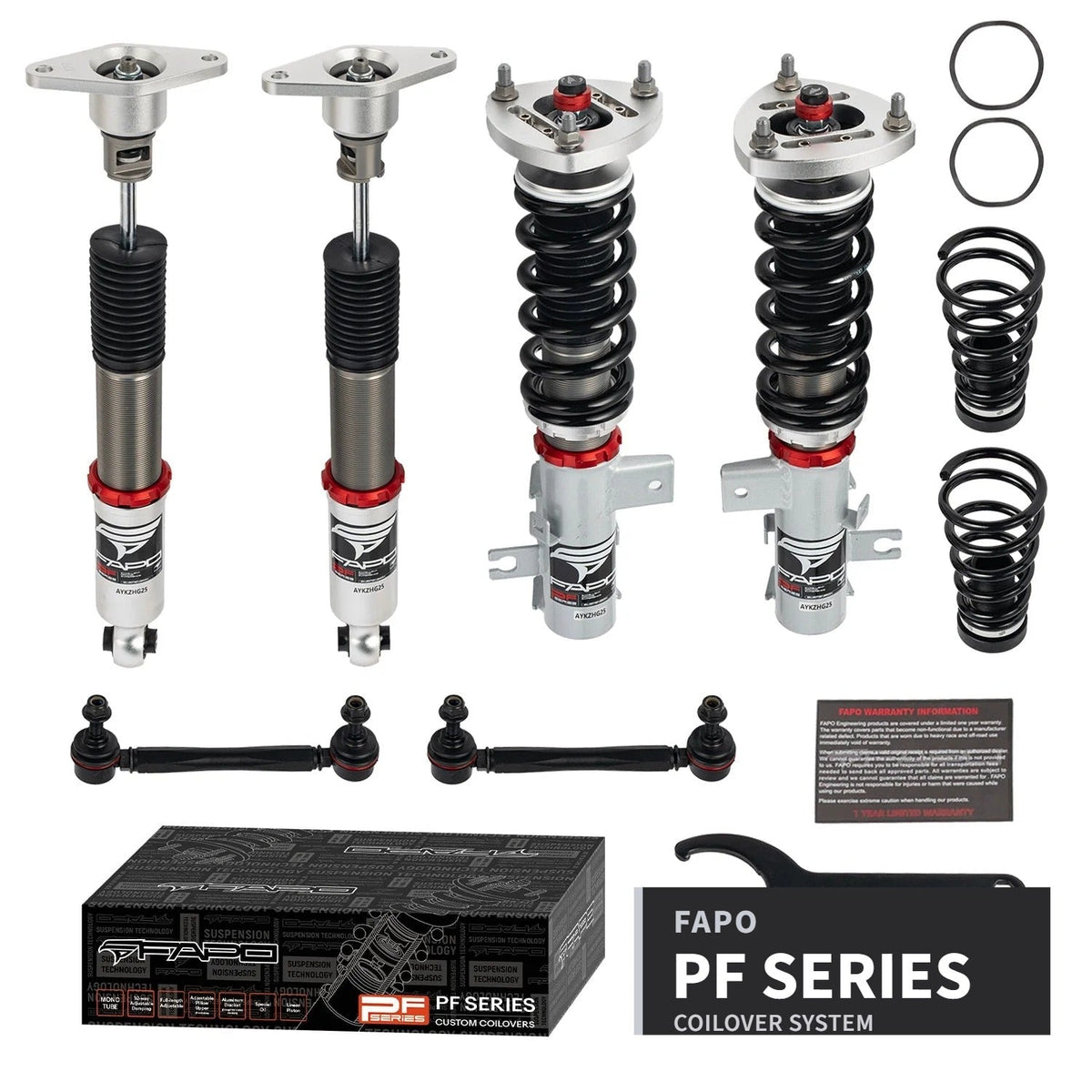 FAPO PF 32-Level Coilovers 2012-2022 Mazda 6 GL / CX-5 / CX-3 [PF017730]