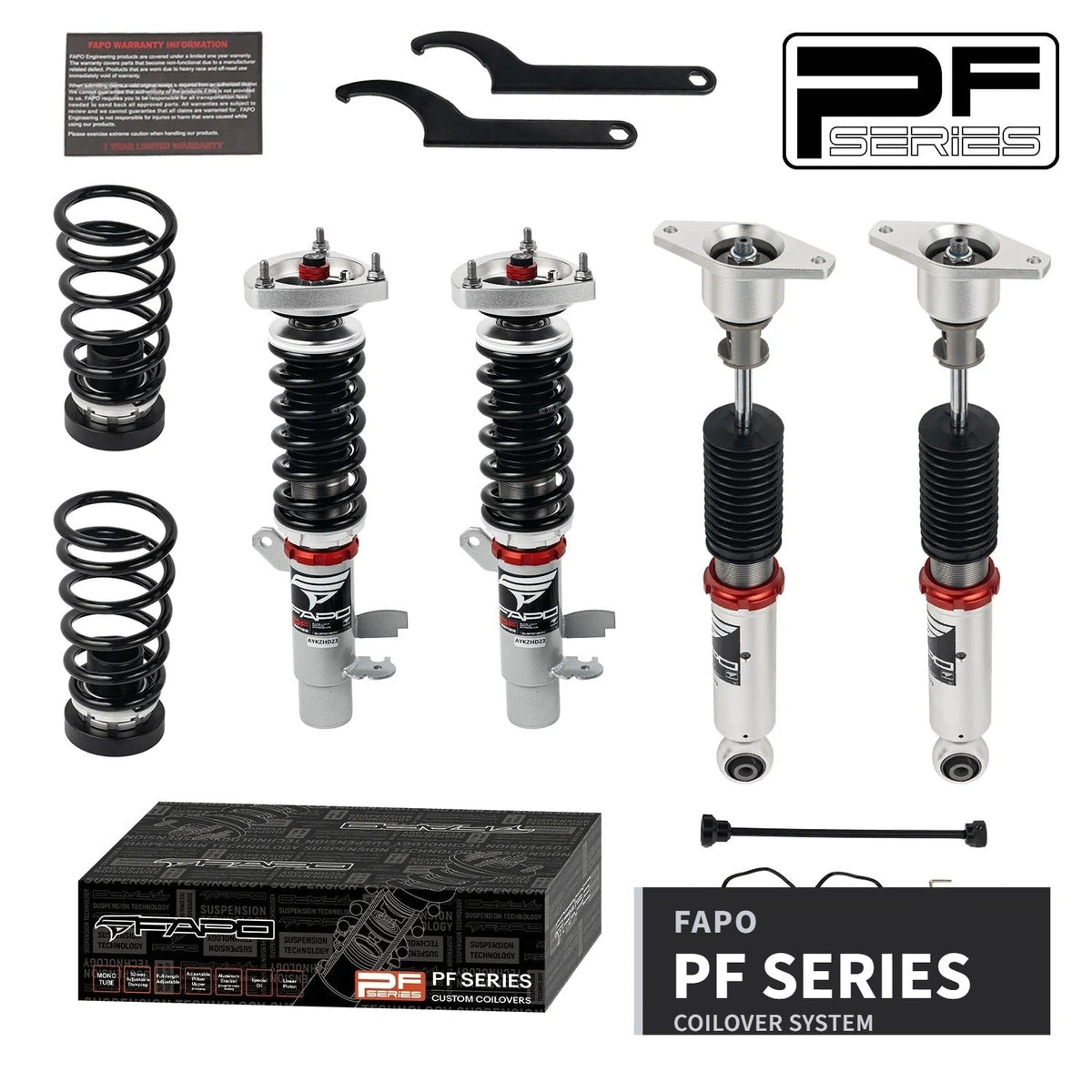 FAPO PF 32-Level Coilovers Ford Focus ST P3 2013-2018 [PF019130]