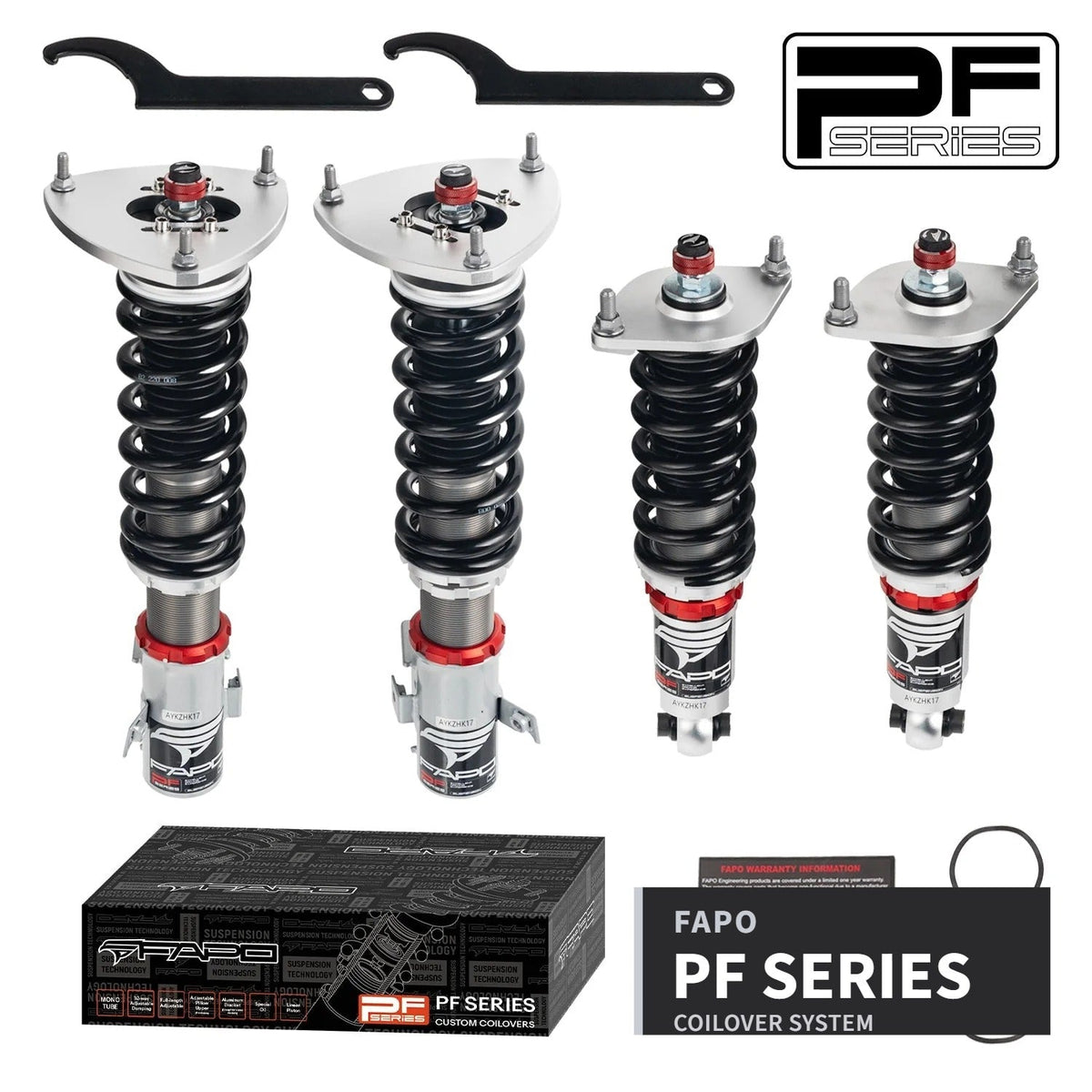 FAPO PF Custom 32-Level Coilovers Subaru Forester 3rd Gen SH 2008–2013 [PF020330-CUSTOM]