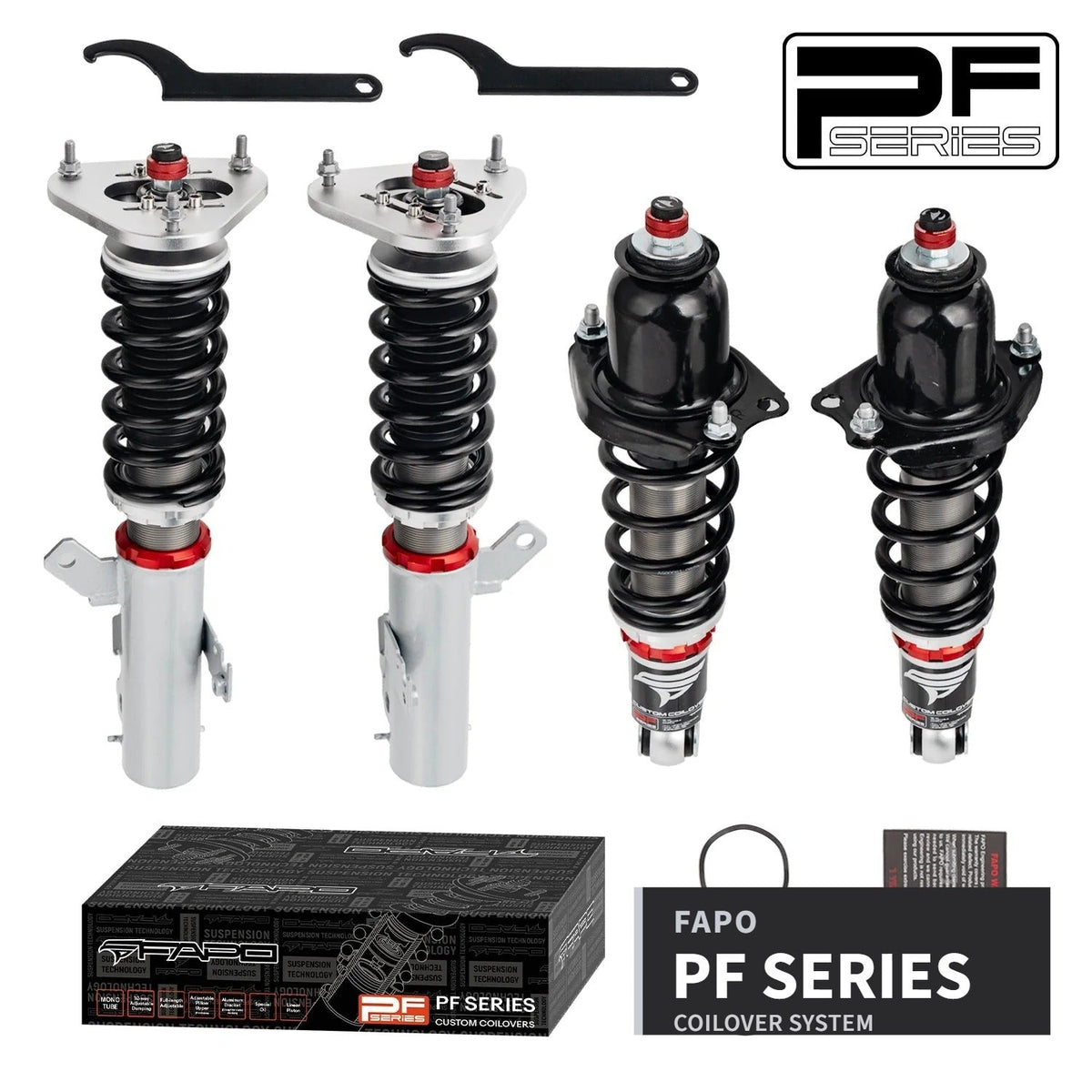 FAPO PF 32-Level Coilovers 2006-2019 Toyota Corolla E140/E150/E160 / Matrix / Pontiac Vibe [PF025730]