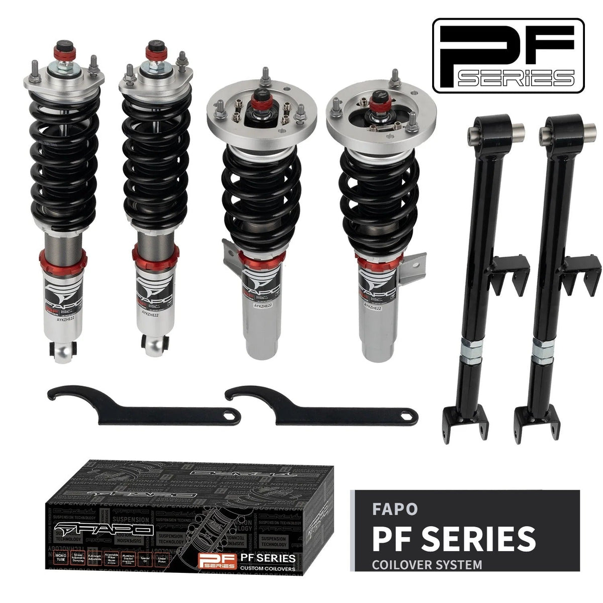 FAPO PF 32-Level Coilovers BMW 3 Series 4th Gen (Rear Integrated) E46 (non-M) 1997-2006 [PF026130]