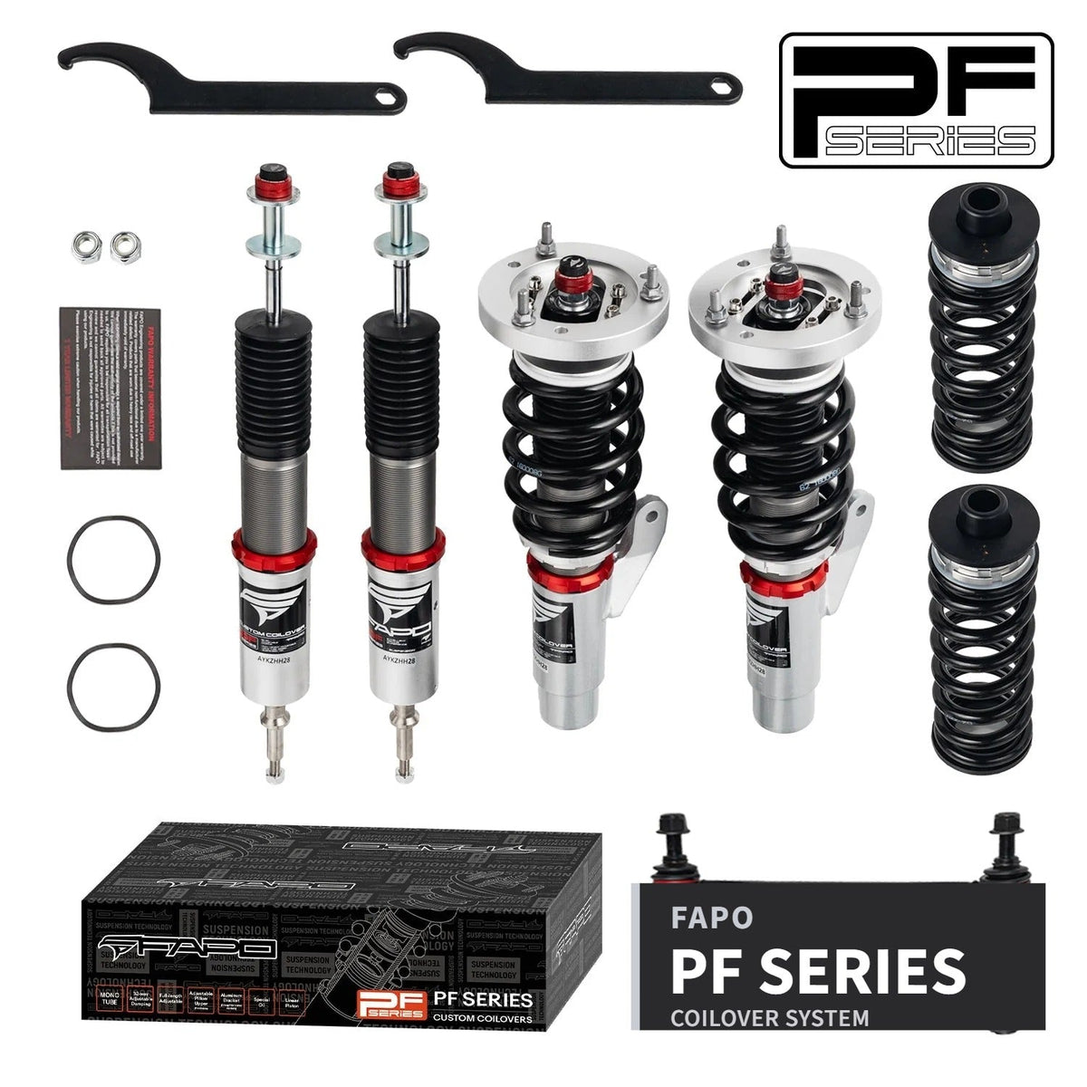 FAPO PF Custom 32-Level Coilovers BMW 3 Series 5th Gen AWD E90 2006-2011 [PF026430-CUSTOM]
