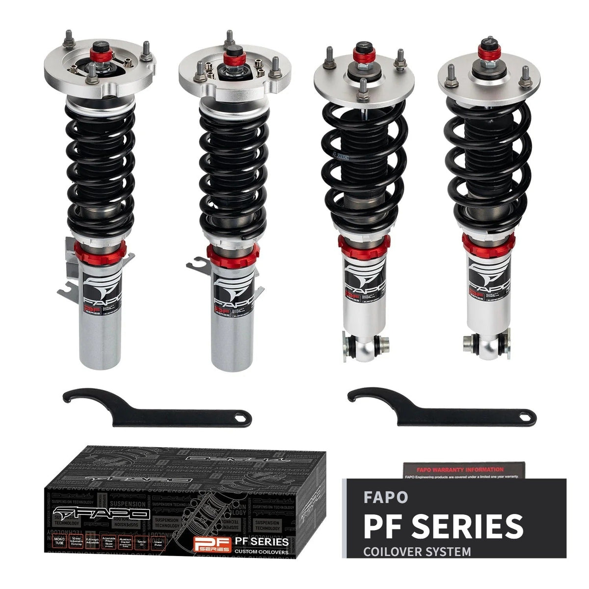 FAPO PF Custom 32-Level Coilovers 1976-1989 BMW 5 Series E28 / 6 Series E24 [PF026830-CUSTOM]