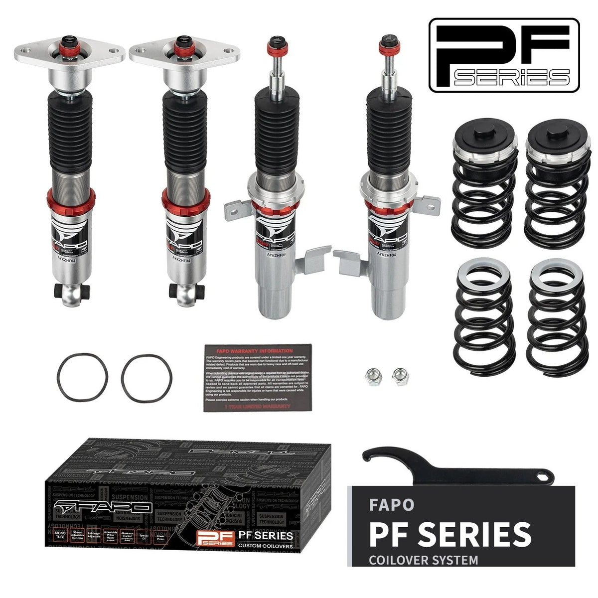 FAPO PF 32-Level Coilovers Volvo V60 1st Gen DE 11-18 & Volvo V60 1st Gen DE 2011-2018 [PF027230]