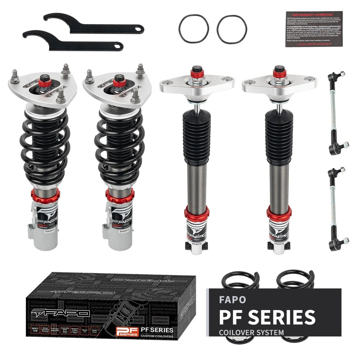 FAPO PF 32-Level Coilovers Hyundai Genesis Coupe 2nd Gen BK 2011-2015 [PF029130]