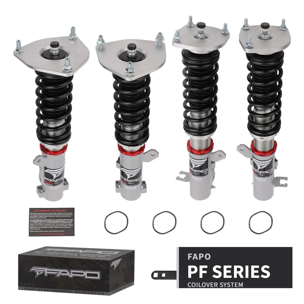 FAPO PF Custom 32-Level Coilovers 2002-2008 Hyundai Tiburon GK & Coupe GK [PF029320-CUSTOM]