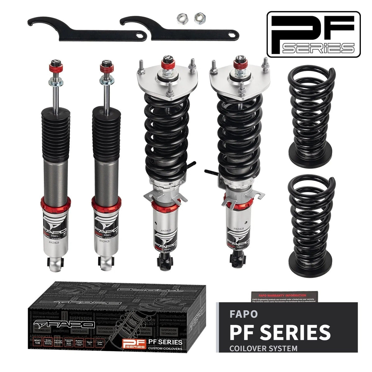 FAPO PF Custom 32-Level Coilovers Infiniti EX25 / G37 Convertible V36 / Q60 Convertible CV36/V36 [PF034730-CUSTOM]