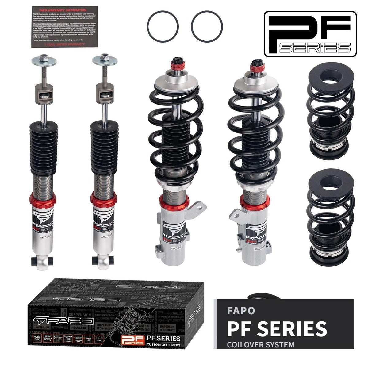 FAPO PF 32-Level Coilovers Kia Rio 4th Gen YB/SC/FB/UC 2018-2023 [PF049230]