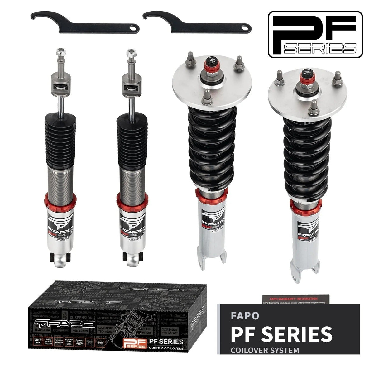 FAPO PF 32-Level Coilovers Mercedes-Benz C-Class 4th Gen 2WD W205/S205/C205/A205 2014-2021 [PF056330]