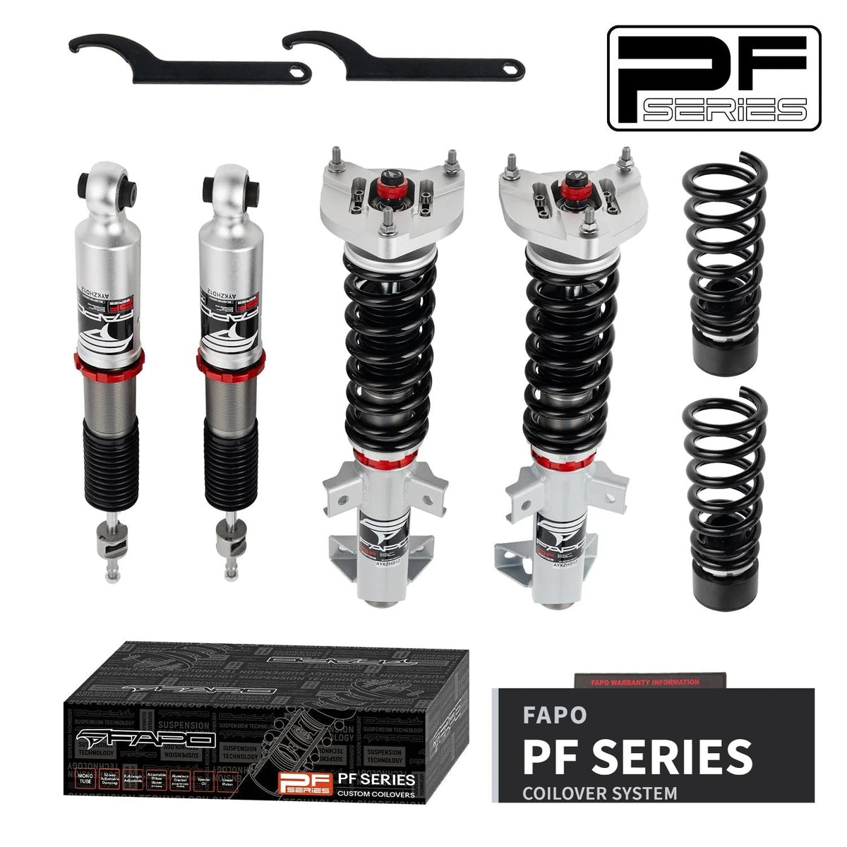 FAPO PF 32-Level Coilovers Mercedes-Benz C-Class 3rd Gen RWD W204/S204 2007-2014 [PF056430]