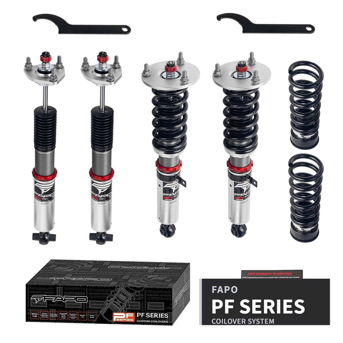 FAPO PF Custom 32-Level Coilovers Lexus IS250/IS300/IS350 3rd GenRWD XE30/GSE30/GSE31 2013-2016 [PF075130-CUSTOM]