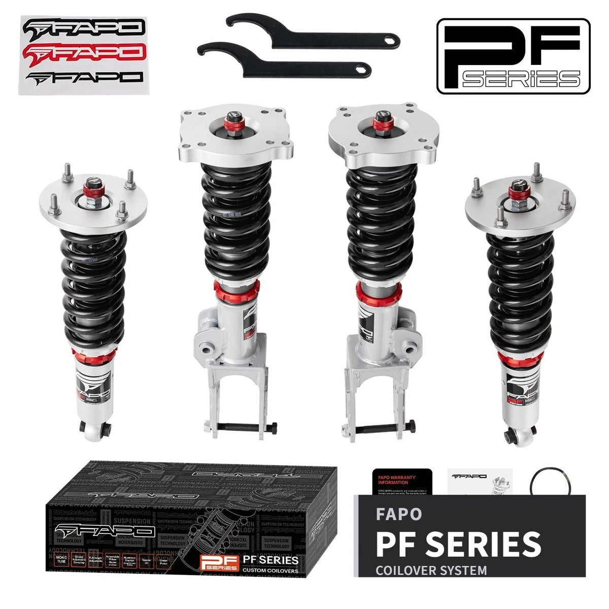 FAPO PF 32-Level Coilovers Volkswagen Touareg 1st Gen 7L 2002-2010 [PF091930]