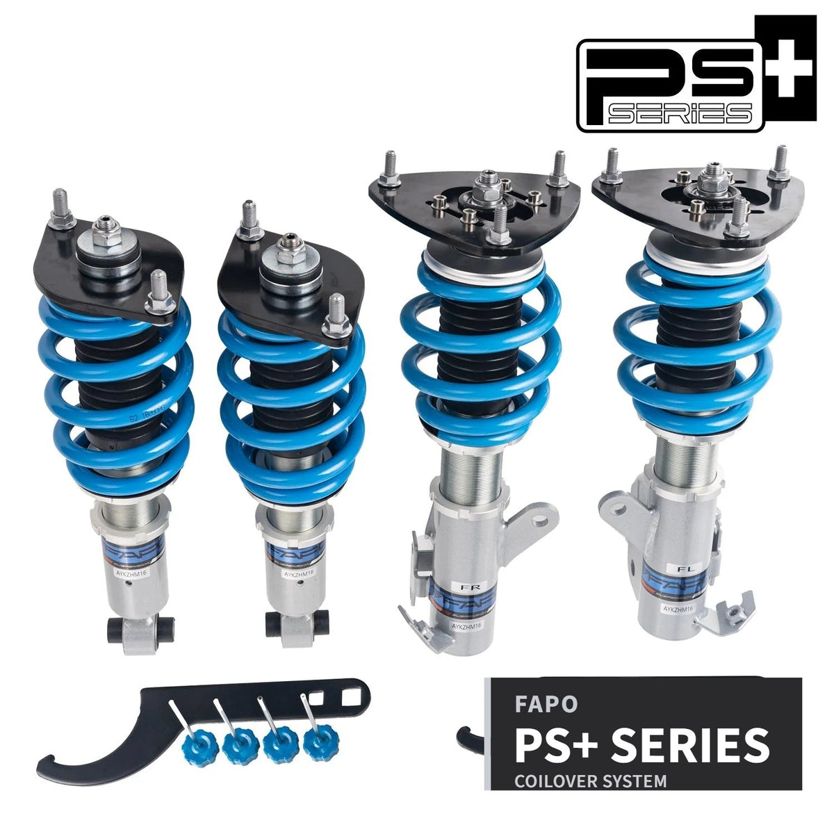 FAPO PS+ 16-Level Coilovers Toyota 86/GT86/FT86 1st Gen ZN6/ZC6 2012-2020 [PS000420]