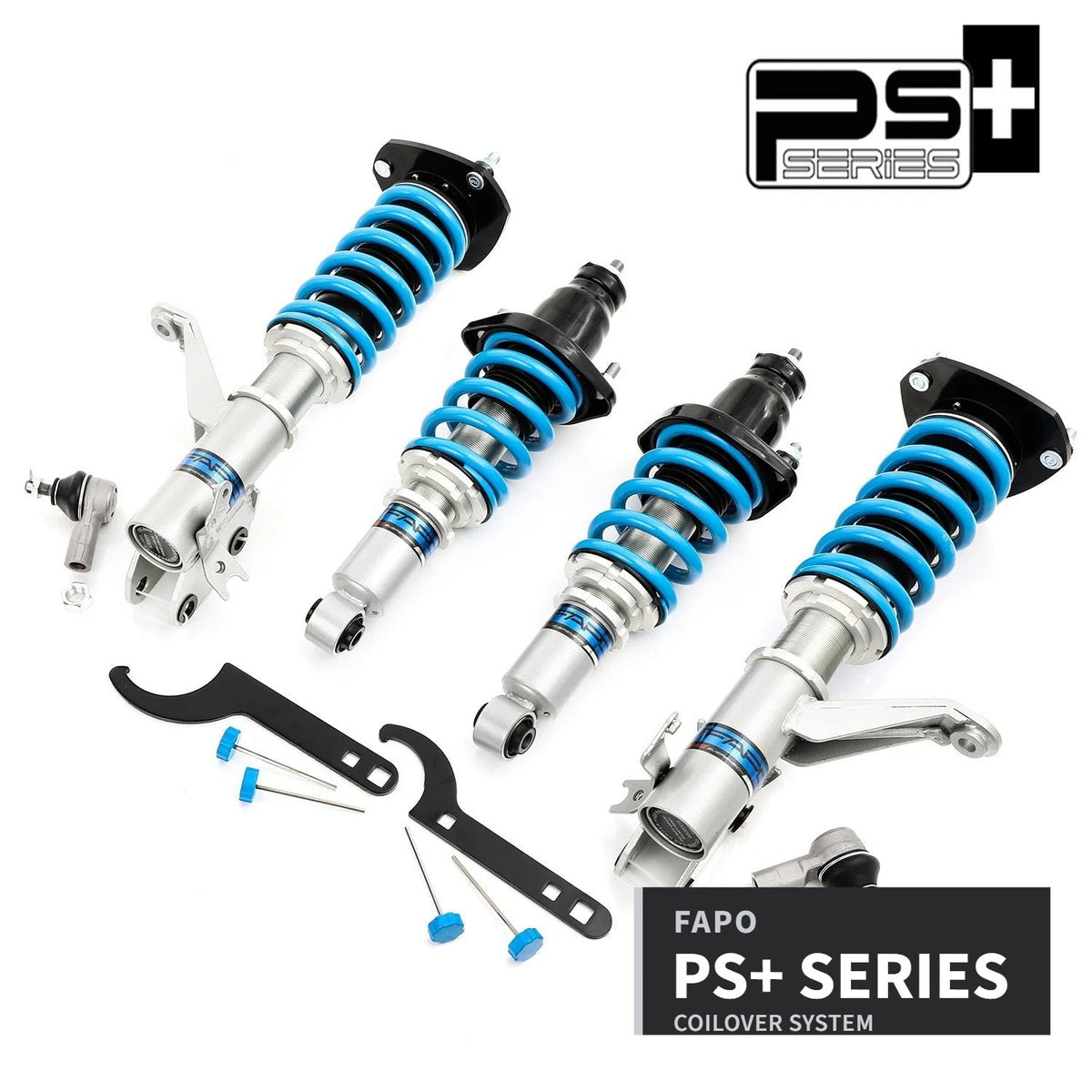 FAPO PS+ 16-Level Coilovers Honda Civic & SI 2001-2005 EM2 EP3 [PS002120]