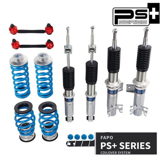 FAPO PS+ 16-Level Coilovers VW Polo 5th Gen MK5/6R 2009-2017 [PS004320]