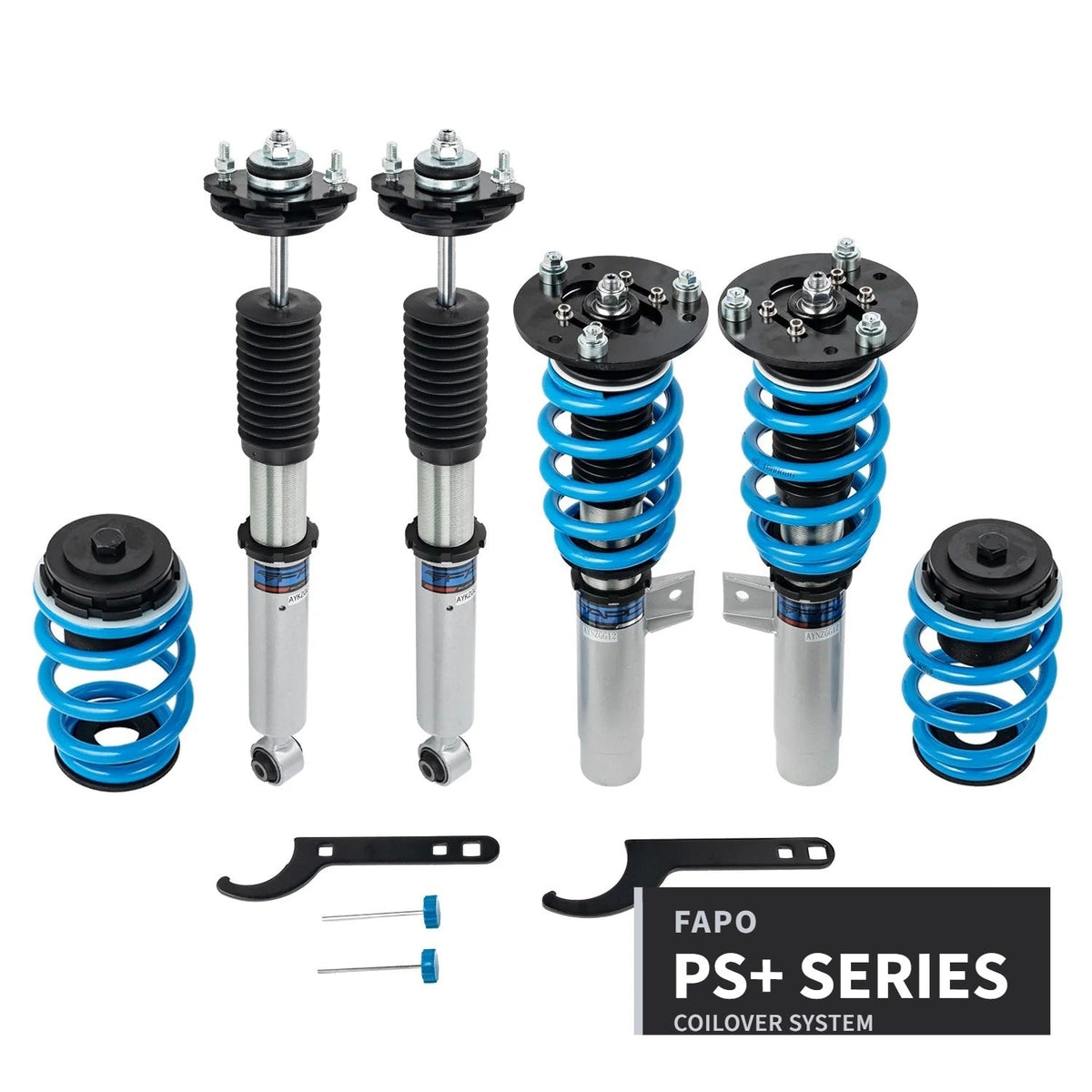 FAPO PS+ 16-Level Coilovers BMW 3 Series E46 (Non-M) 1997-2006 / M3 E46 1998-2005 [PS006120]
